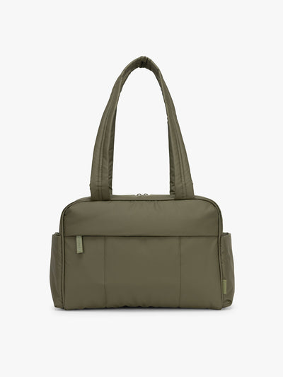 CALPAK Luka Mini Duffel in dark green Pine; DLM2501-PINE view 1