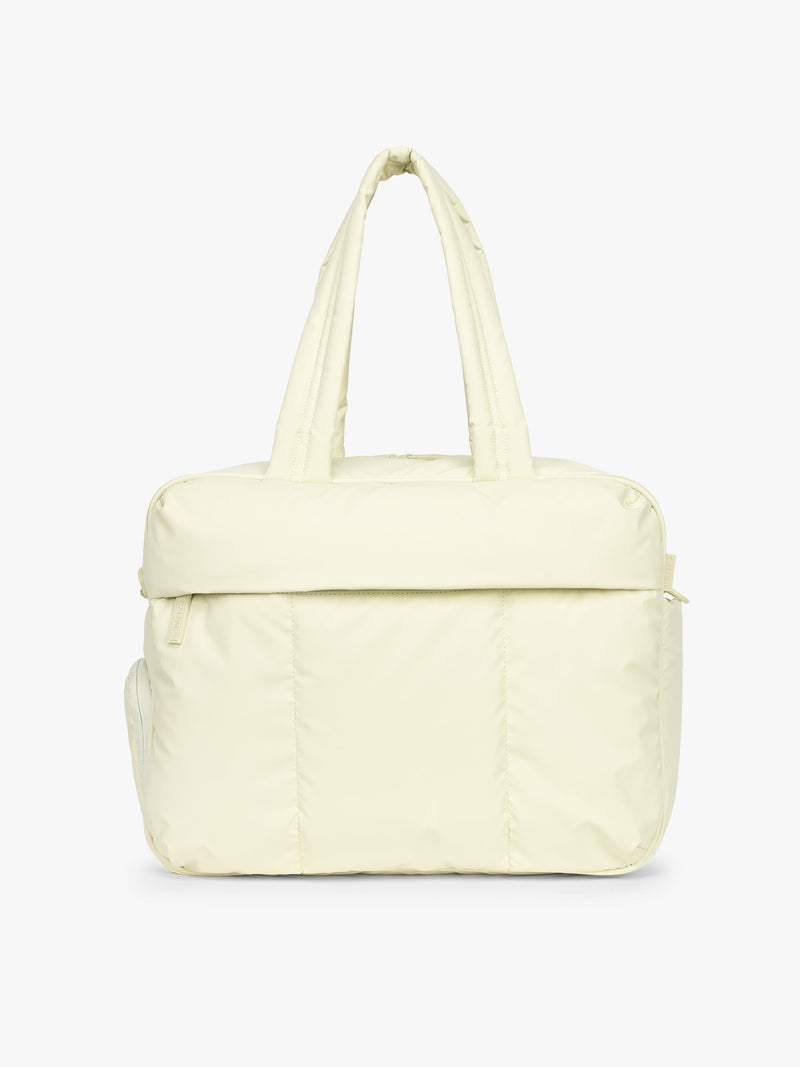 CALPAK Luka Duffel in light green Celadon