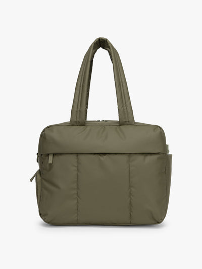 CALPAK Luka Duffel in dark green Pine; DSM1901-PINE view 1