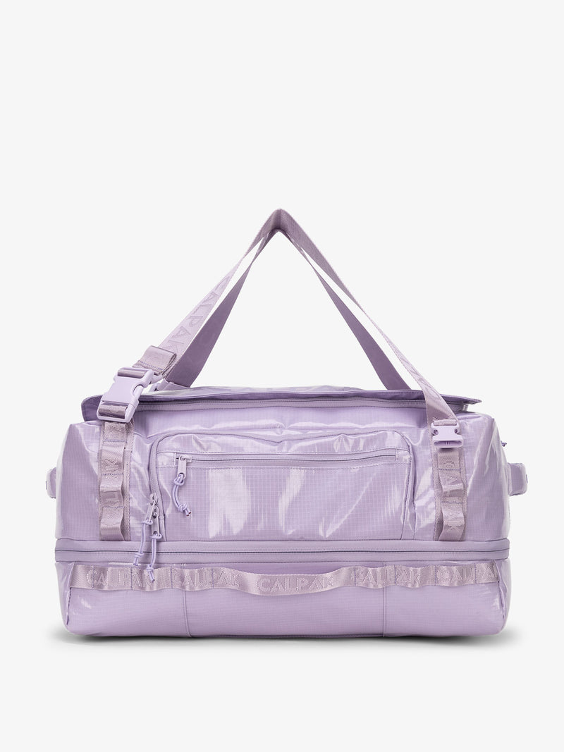 CALPAK Terra 50L Duffel Backpack in lavender purple Amethyst