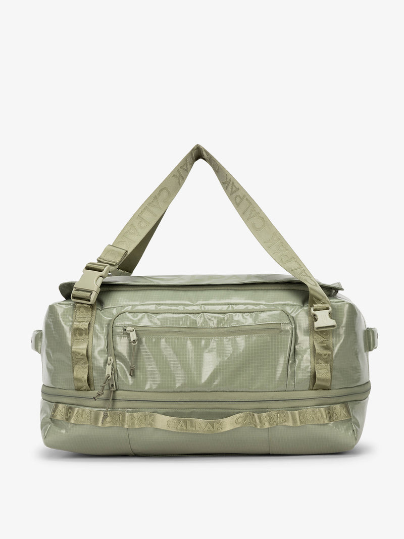 CALPAK Terra 50L Duffel Backpack in olive green Juniper