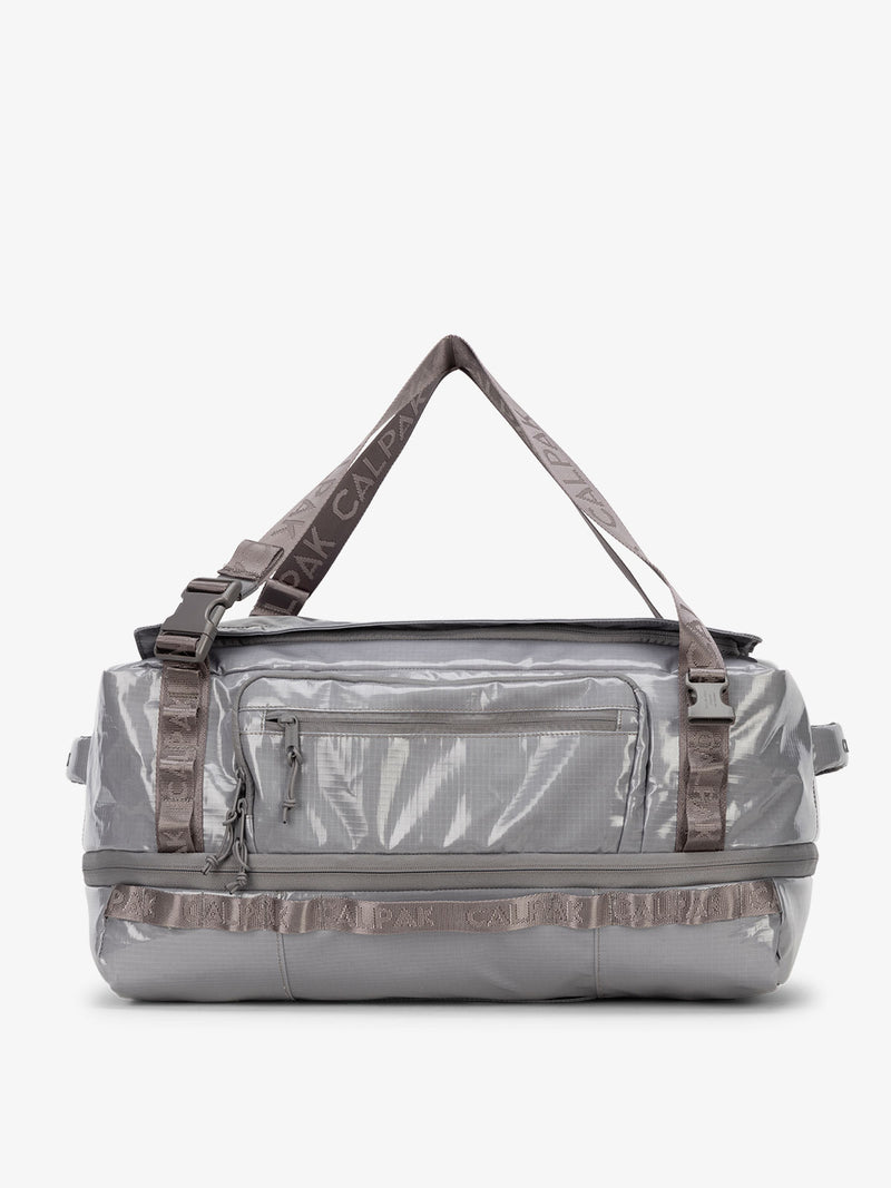 CALPAK Terra 50L Duffel Backpack in grey Storm