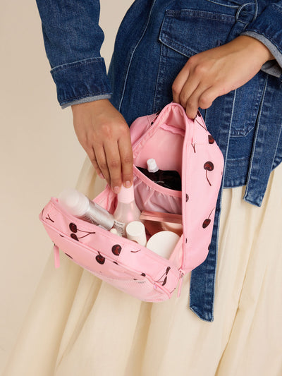 CALPAK Everything Cube pink with cherry print Blossom Pink; ACE2401-BLOSSOM-CHERRY view 2