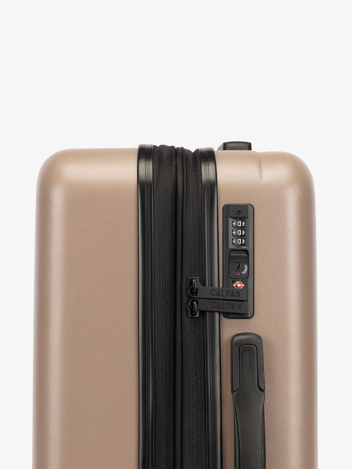 CALPAK Evry Carry-On Luggage with TSA-approved lock in brown; LCO1020-CHOCOLATE