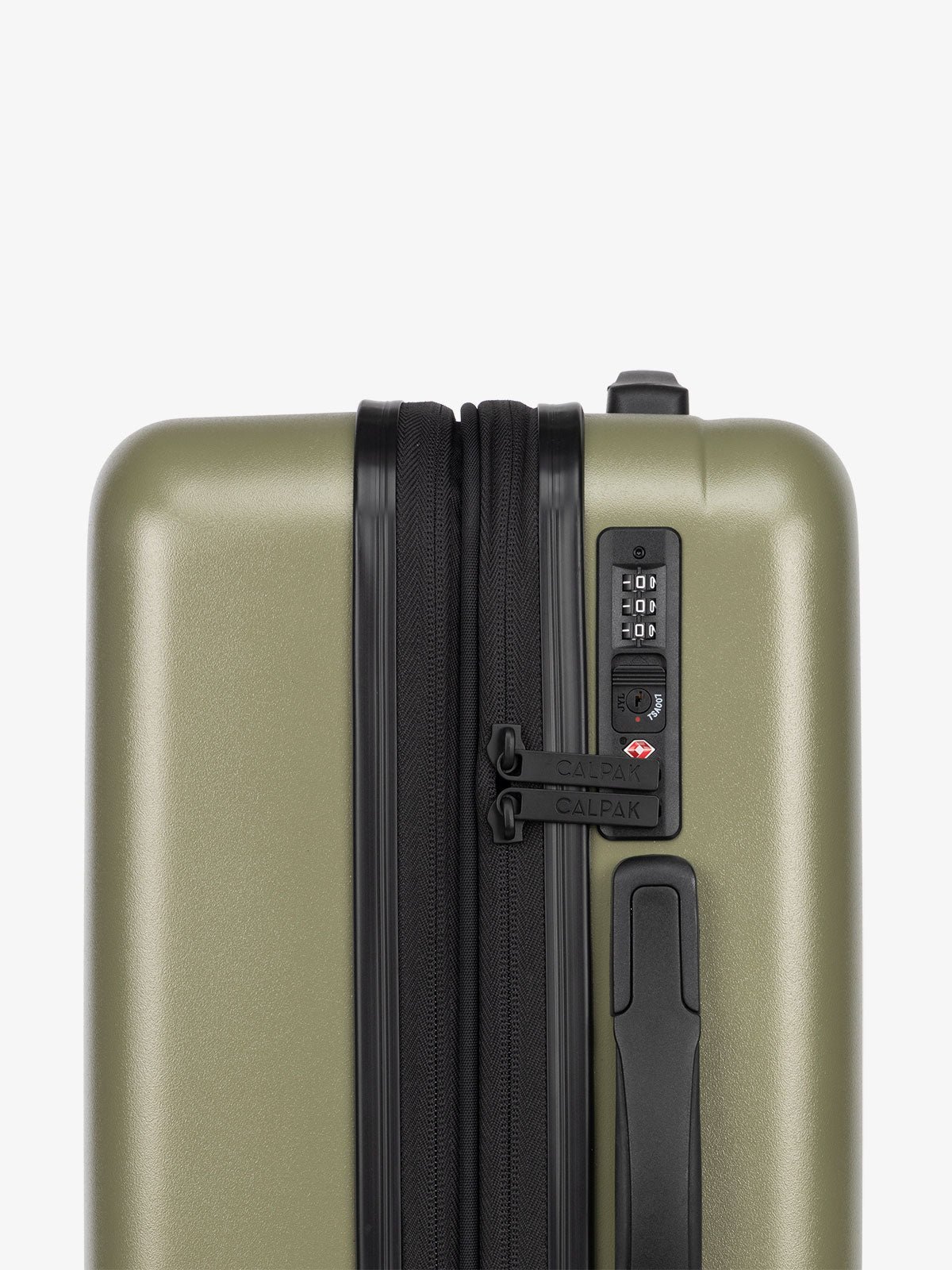 Evry Carry-On Luggage with TSA-approved lock in green