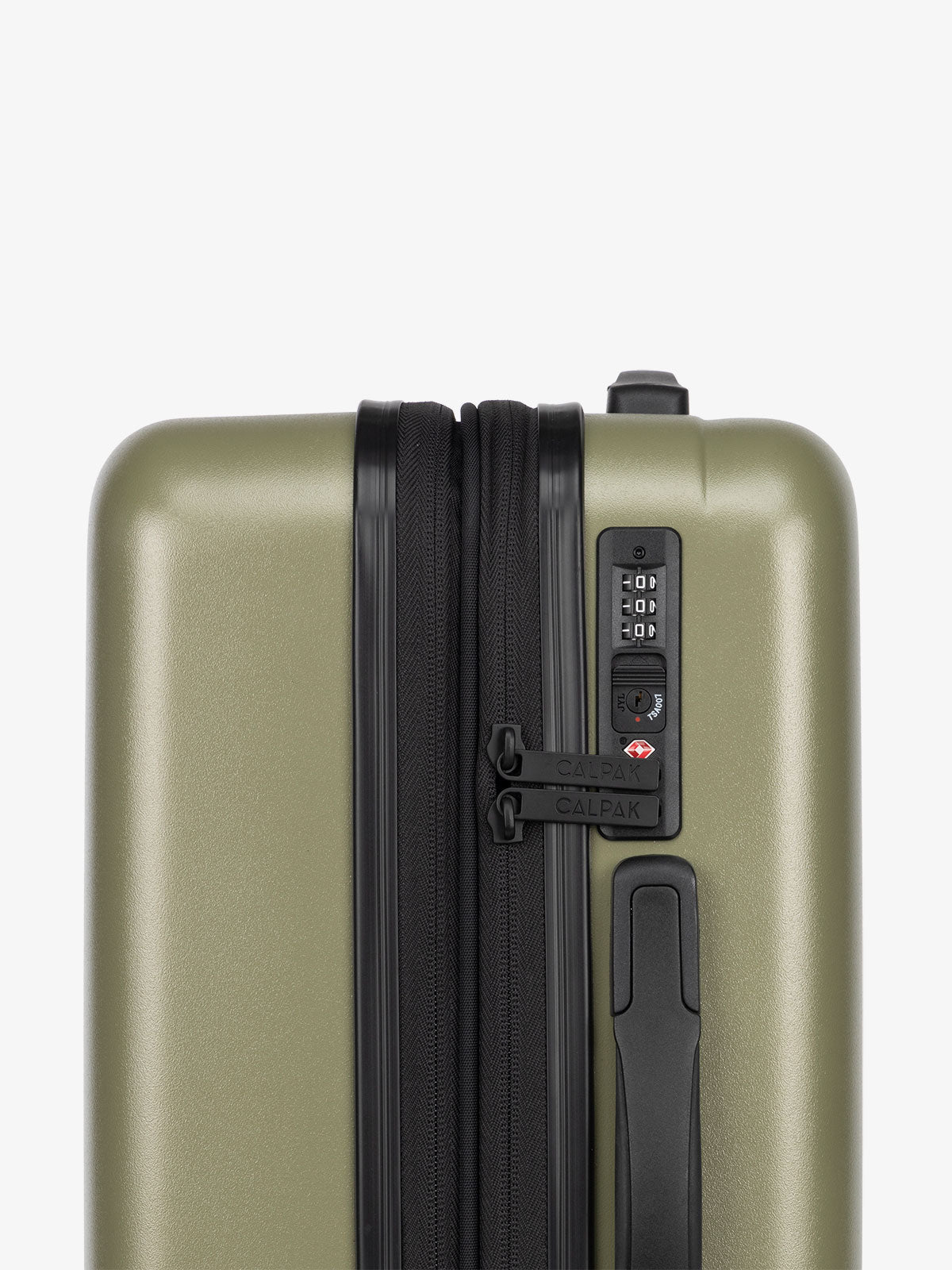 CALPAK Evry Medium Luggage with TSA-approved lock in pistachio; LCO1028-PISTACHIO