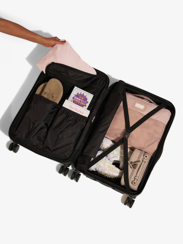 CALPAK Evry Medium Luggage with items packed within