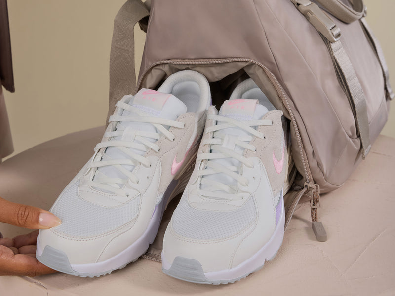 CALPAK Fit Collection Beige Gym Bag with shoe compartment