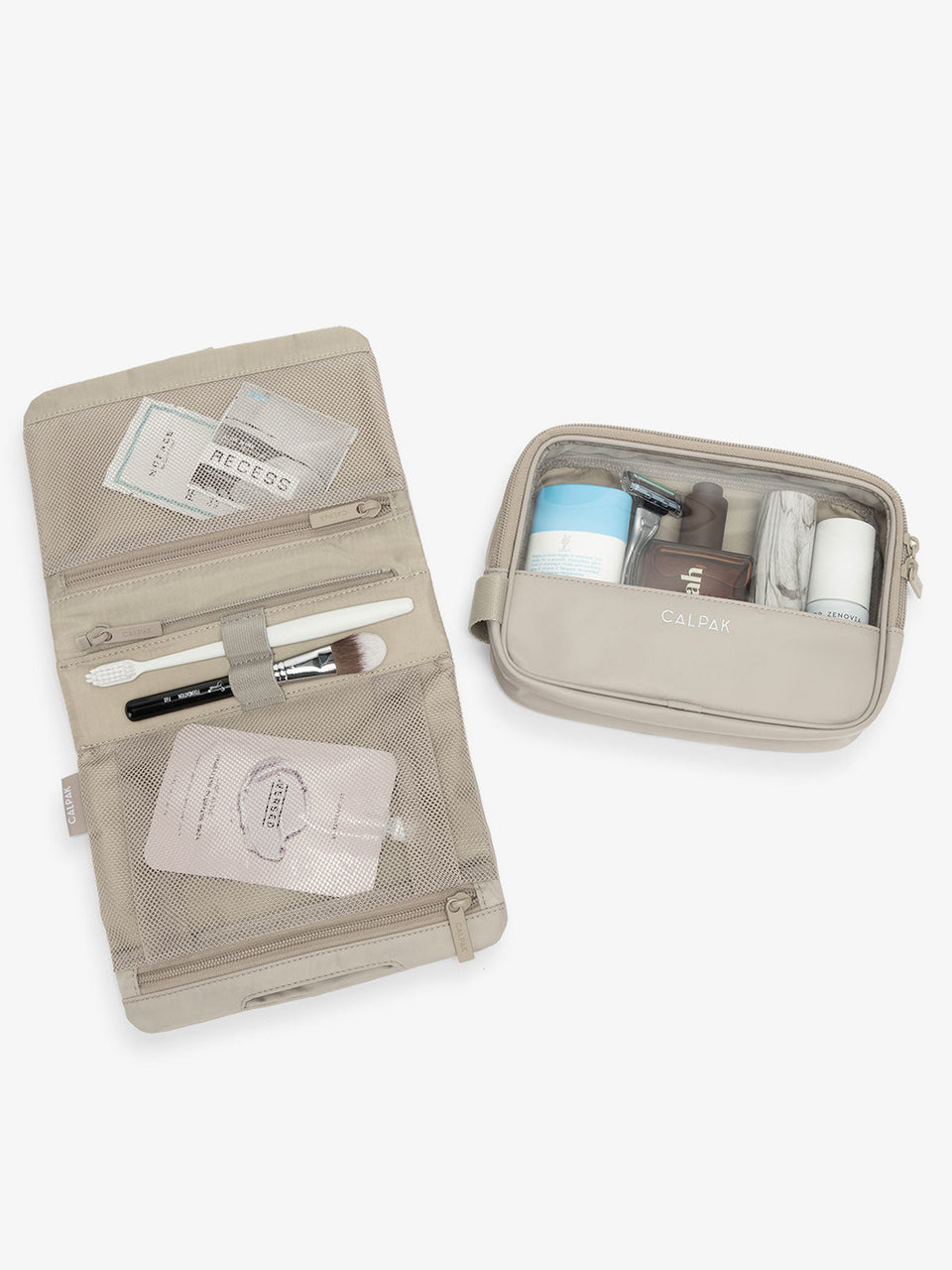 Fit Hanging Dopp Kit in Greige | CALPAK