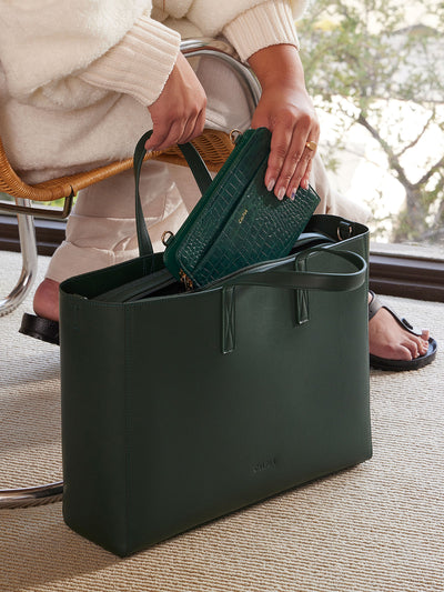 Haven laptop tote bag in forest; ATO2101-FOREST view 2