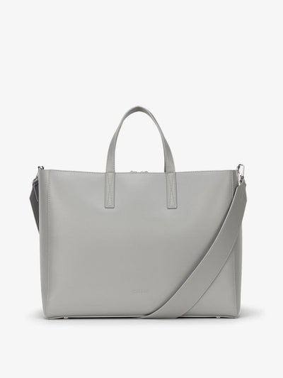 CALPAK tote for laptop in gray smoke; ATO2101-SMOKE