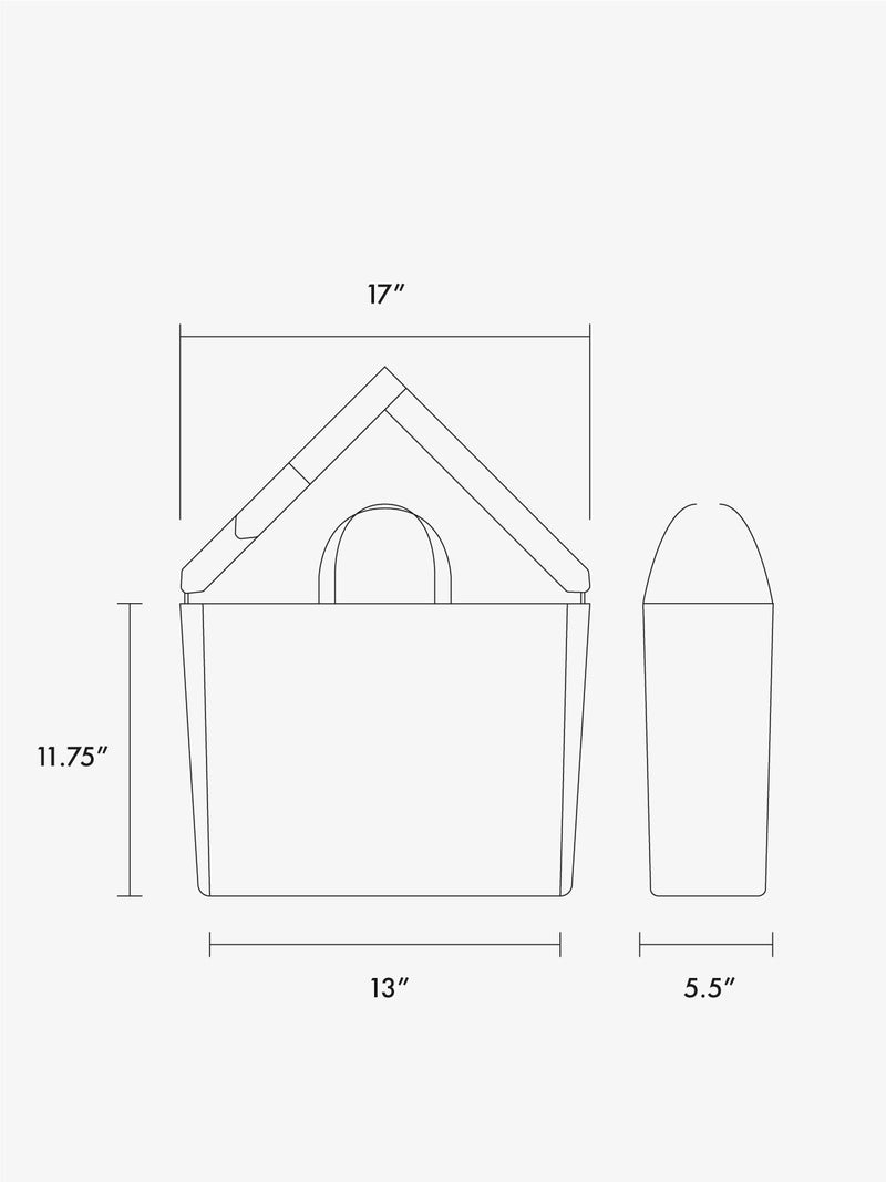 Line drawing of CALPAK Haven 15 in Laptop Tote