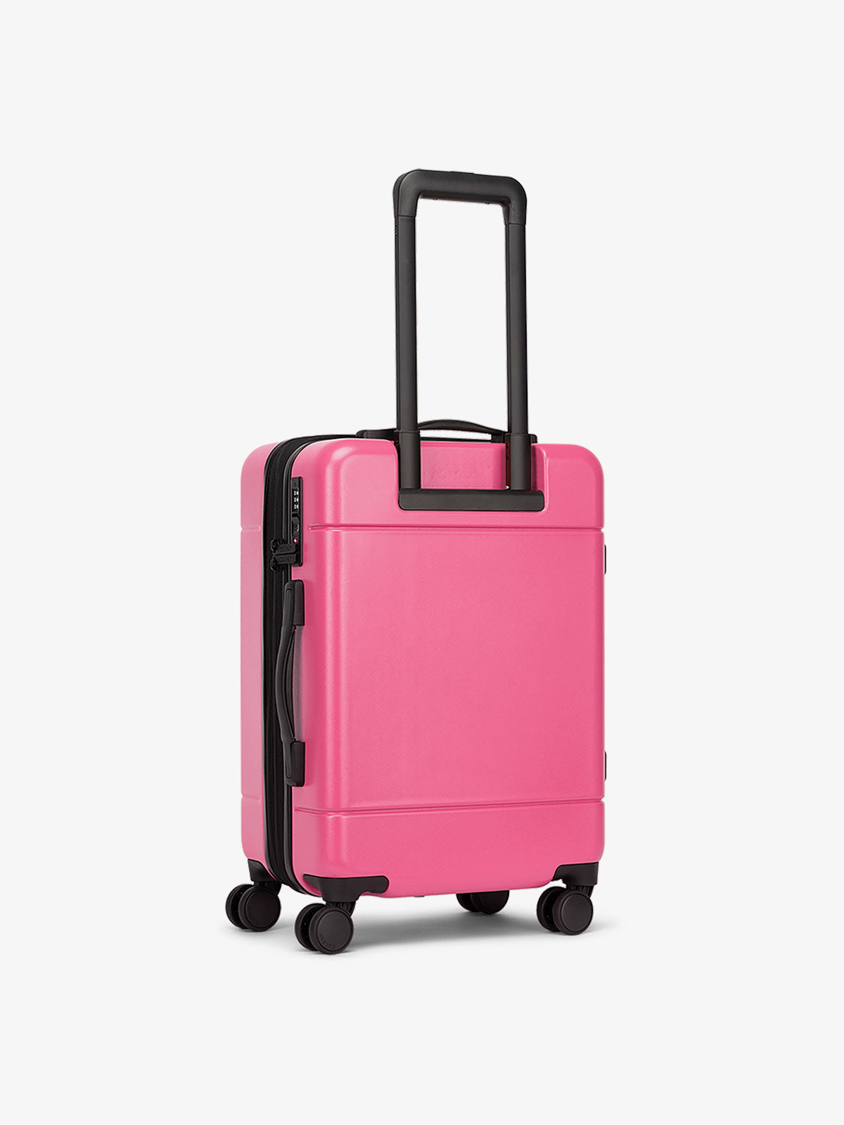 CALPAK Hue carry on hard side luggage with 360 spinner wheels in dragonfruit; LHU1020-NP-DRAGONFRUIT