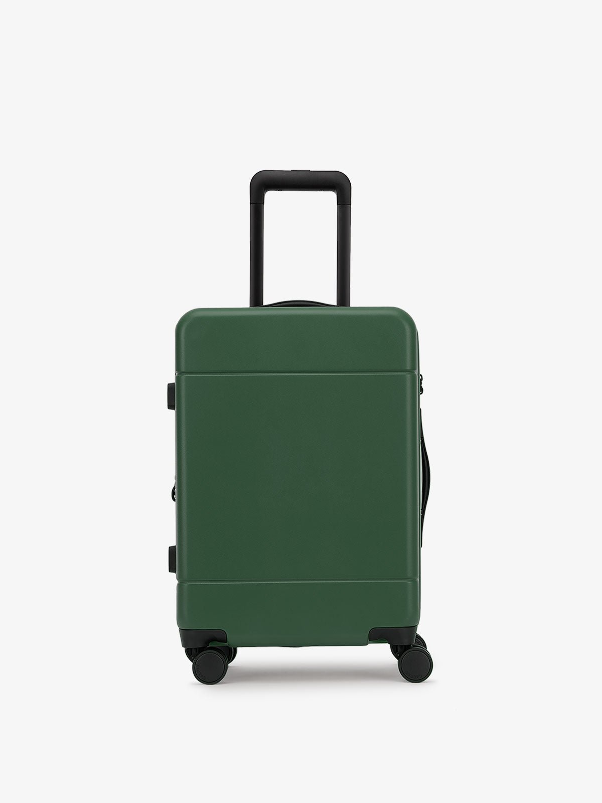 Hue hard shell rolling carry on luggage in green emerald