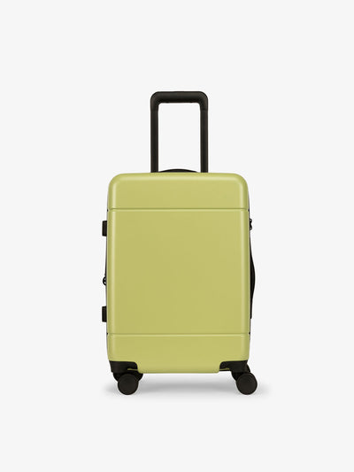 CALPAK Hue hard shell rolling carry on luggage in key lime; LHU1020-NP-KEY-LIME view 1