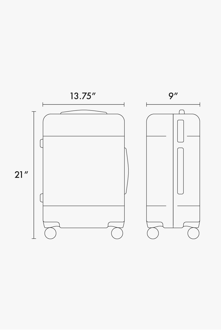 Hue Carry-On Luggage in Hazel | CALPAK
