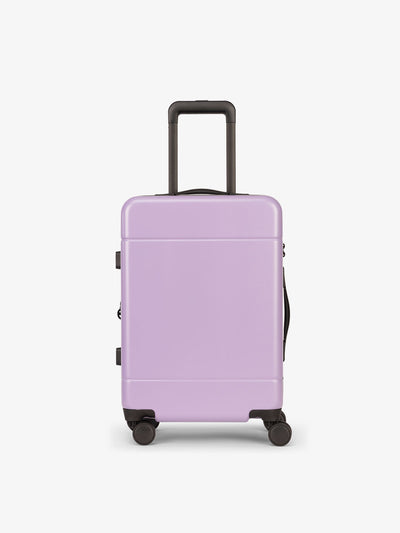 CALPAK Hue hard shell rolling carry on luggage in orchid purple; LHU1020-NP-ORCHID