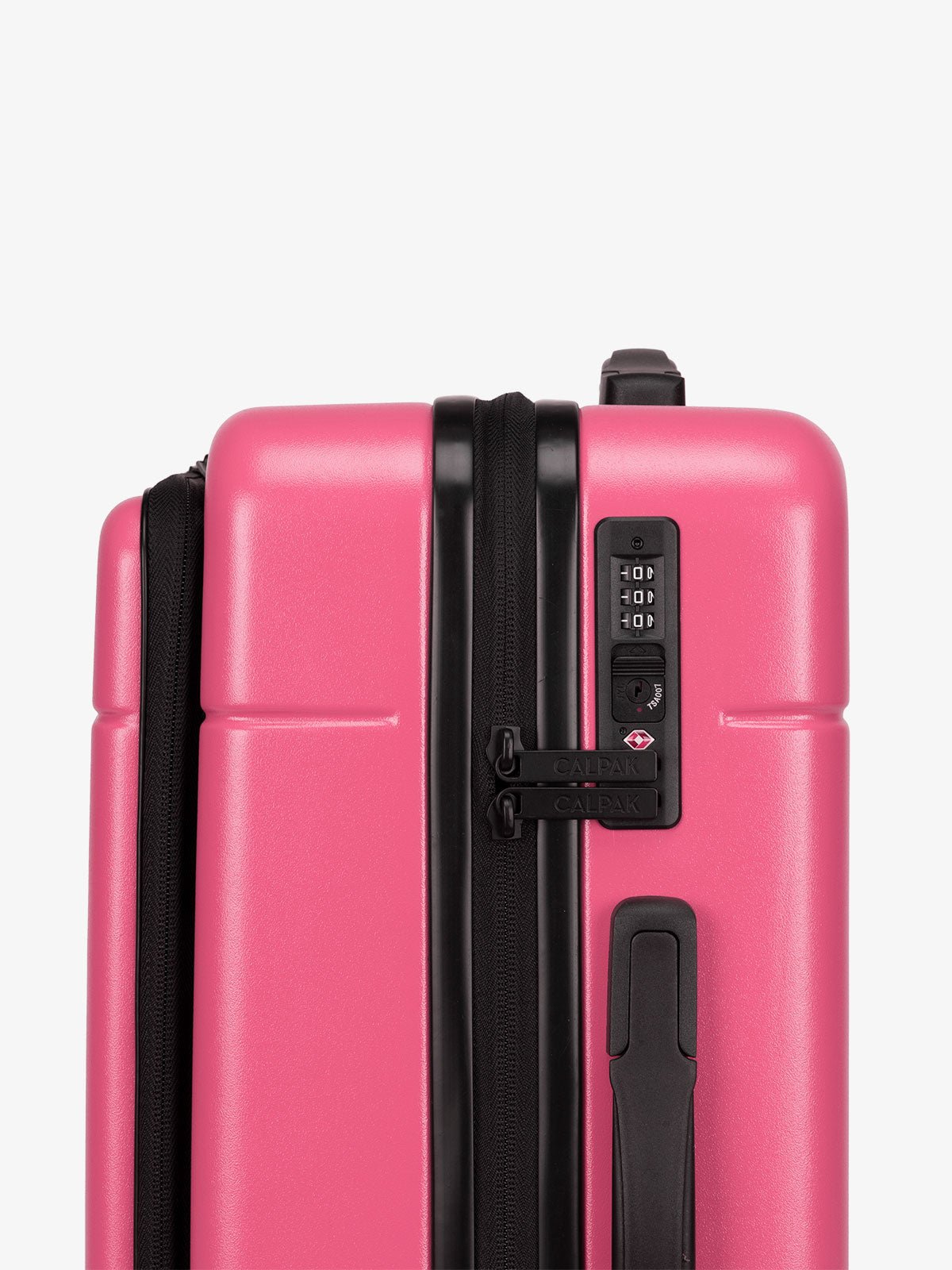 CALPAK Hue Front Pocket Carry-On Luggage with tsa approved lock in dragonfruit