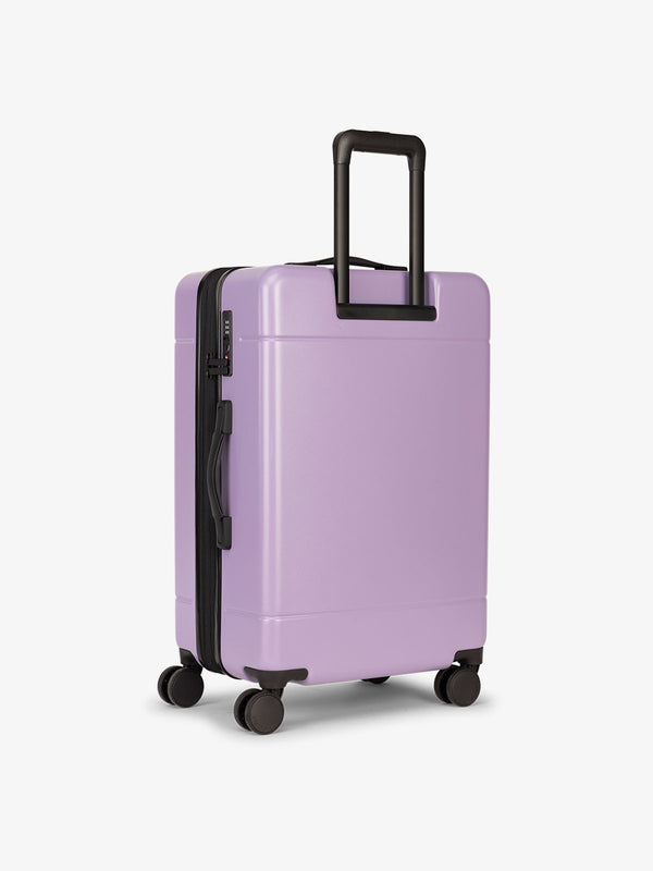 Purple Hue rolling medium size polycarbonate suitcase