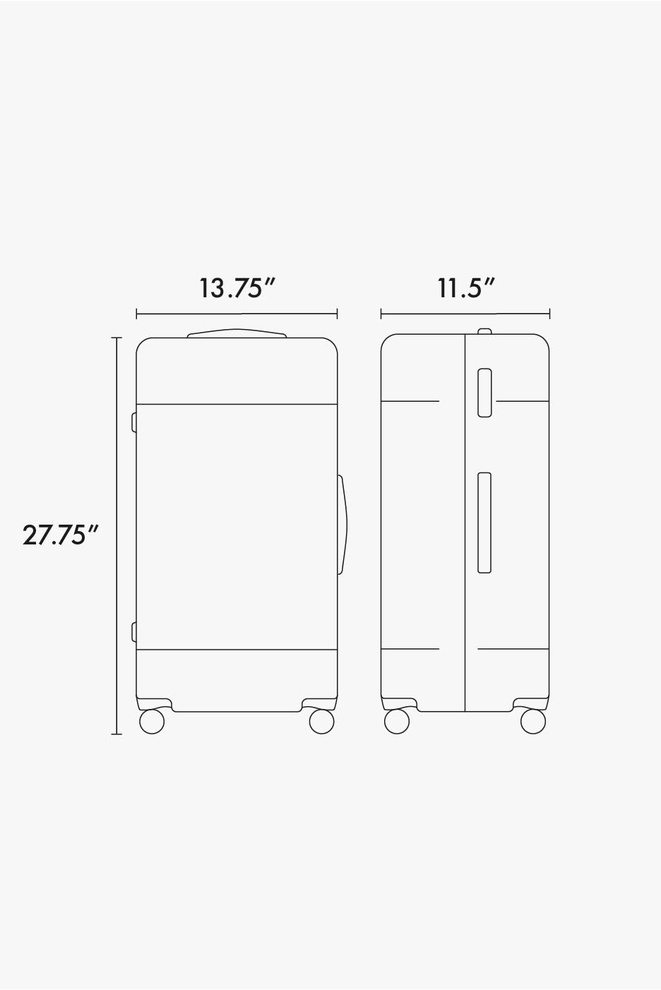 Hue Medium Trunk Luggage in Orchid | CALPAK