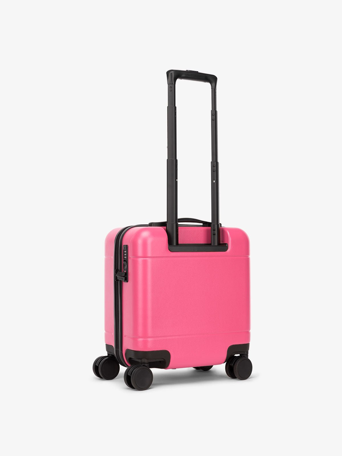 hot pink dragonfruit hue mini carry on luggage with telescopic handle