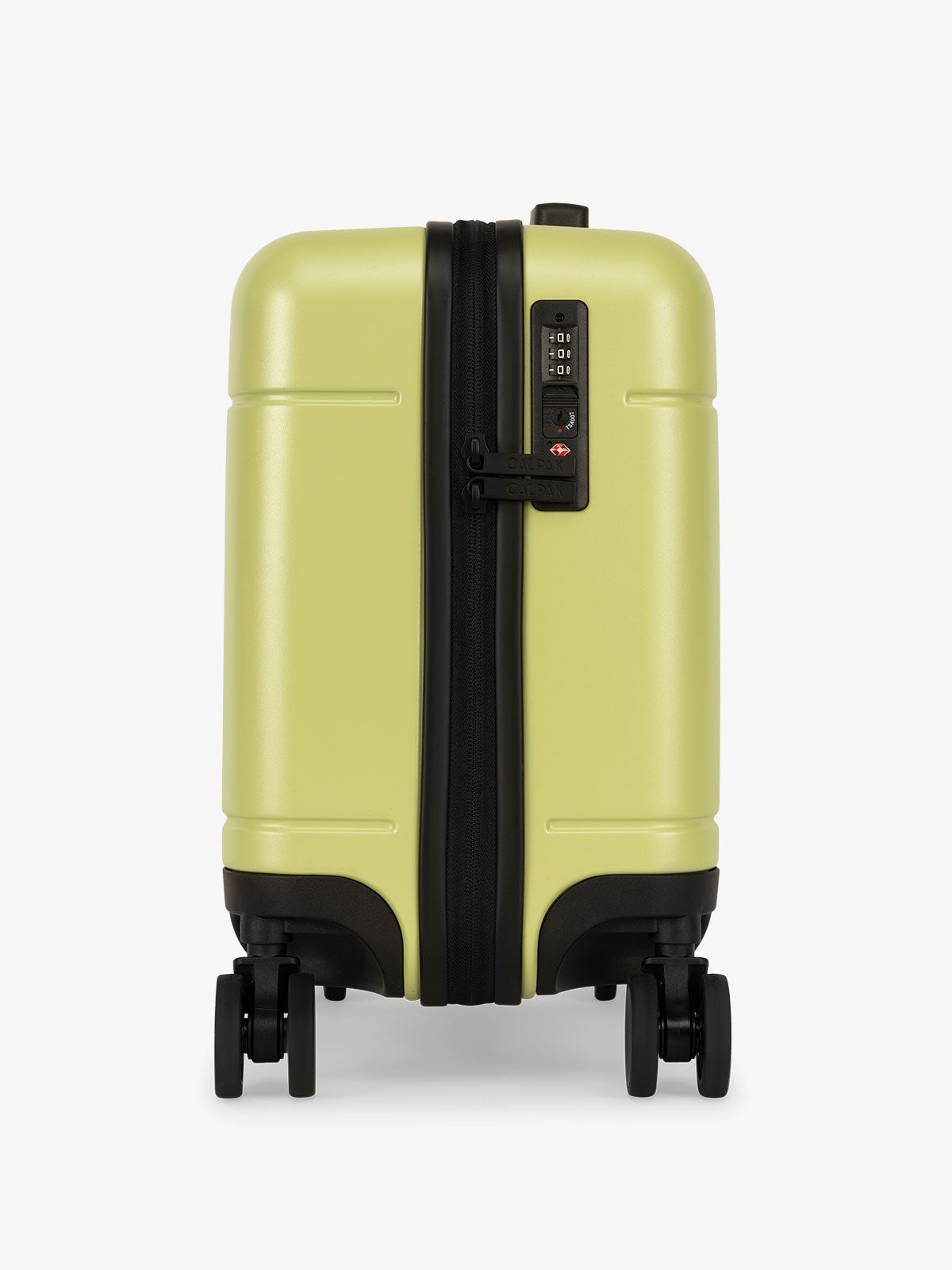 CALPAK Hue mini carry on luggage with tsa approved lock in green; LHU1014-KEY-LIME