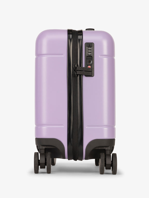 Hue mini carry on luggage with tsa approved lock in orchid