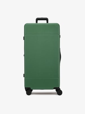 CALPAK Hue hard side polycarbonate trunk luggage in dark green emerald; LHU1030-EMERALD