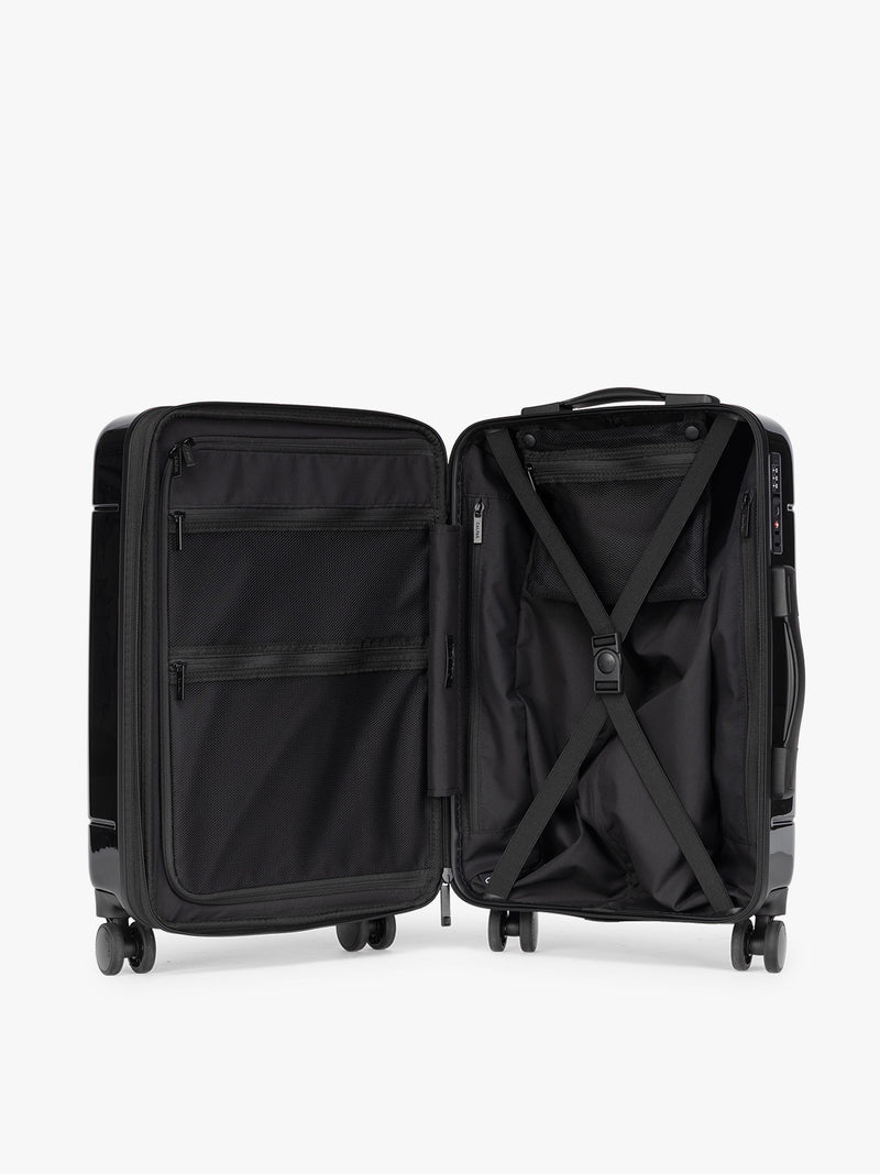 CALPAK Hue Medium Luggage in Glazed Dark Black