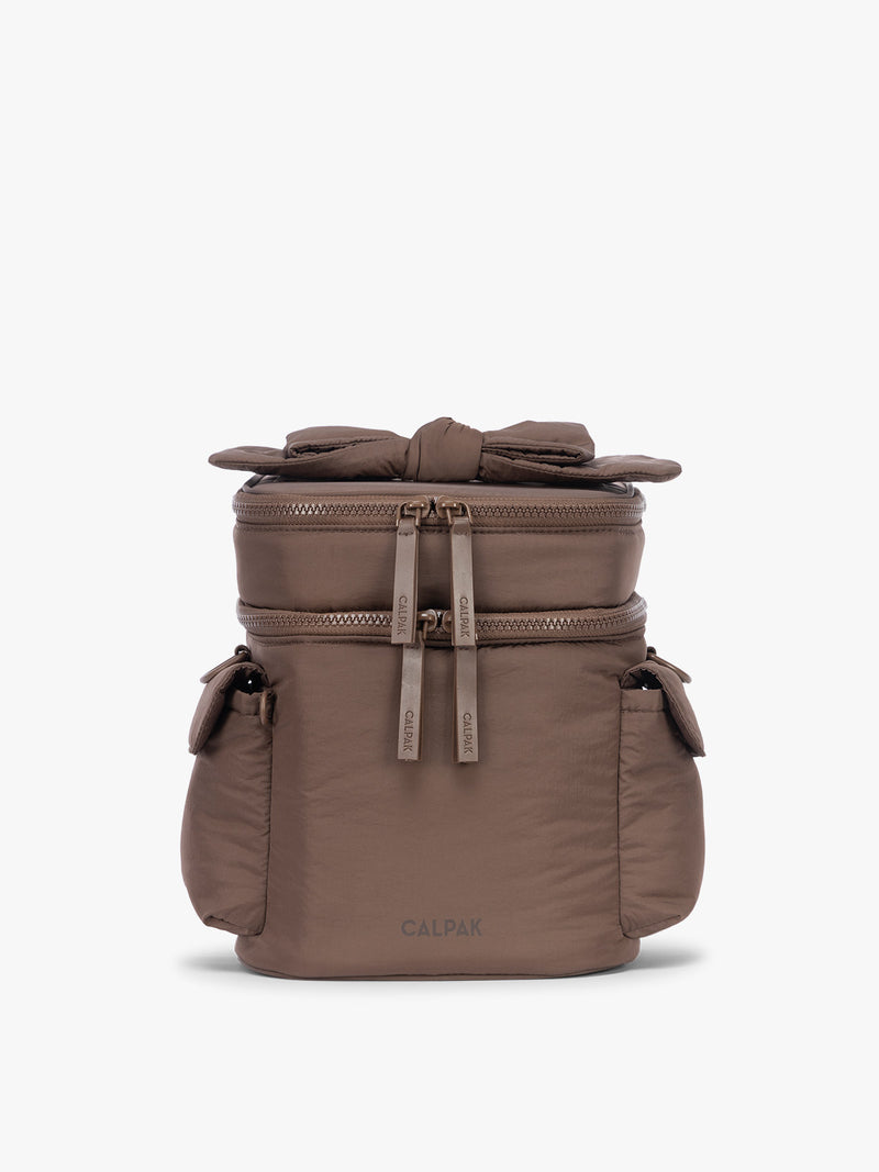 CALPAK Insulated Baby Bottle Bag in brown Hazelnut