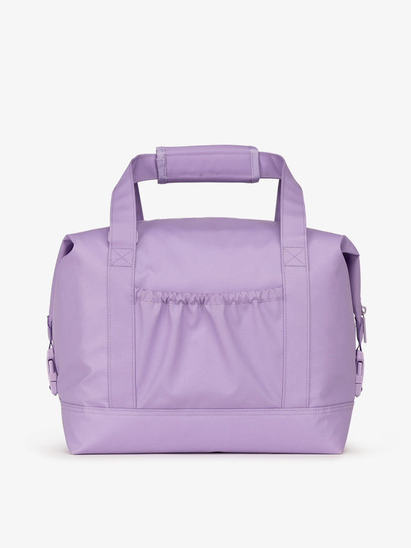 Water resistant insulated 17L cooler bag in orchid