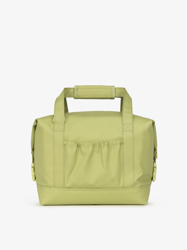 Water resistant insulated 17L cooler bag in lime