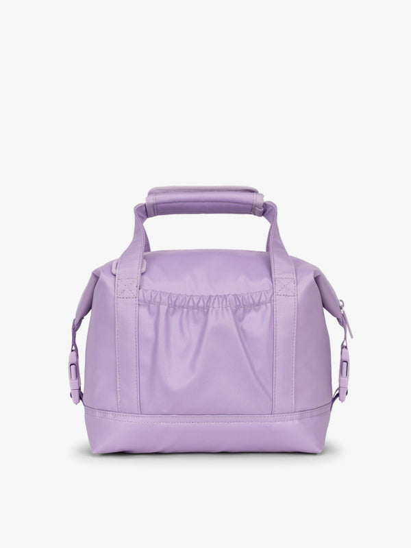 Water resistant insulated 8L cooler bag in purple orchid