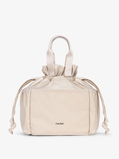CALPAK Lunch Bag in beige; ALB2001-OATMEAL
