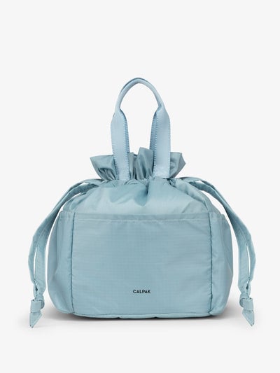 CALPAK insulated lunch bag in blue; ALB2001-POWDER-BLUE