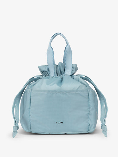 CALPAK insulated lunch bag in blue; ALB2001-POWDER-BLUE view 1