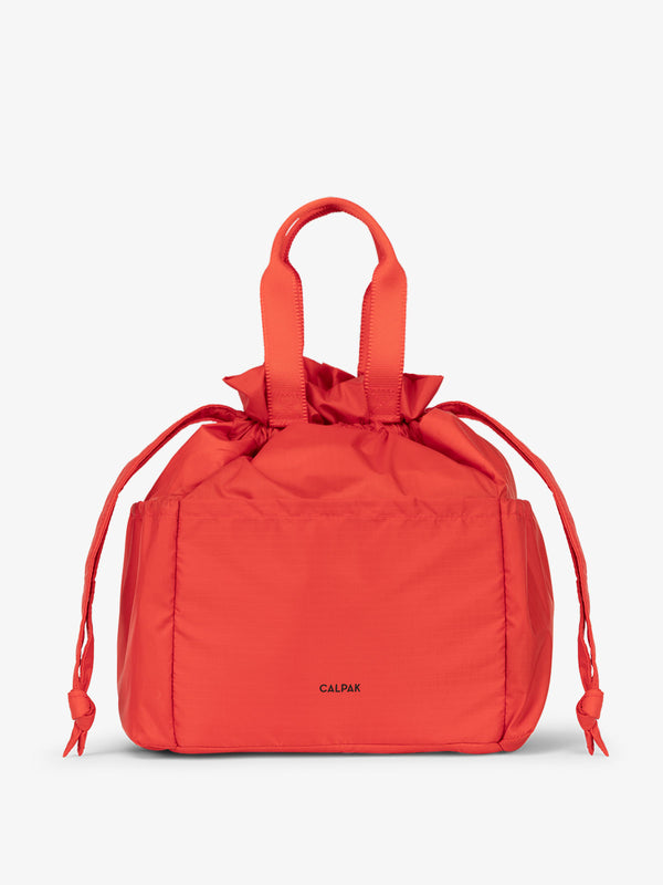 CALPAK insulated lunch bag in red