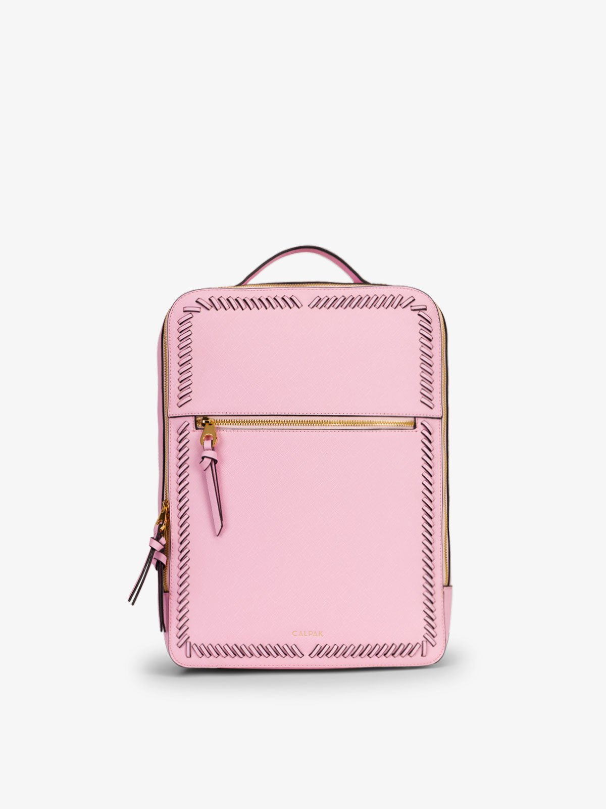 CALPAK Kaya 15 inch Laptop Backpack for women in pink strawberry