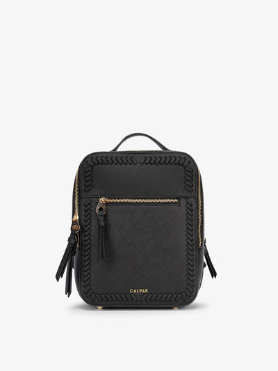 Black CALPAK Kaya Mini Backpack for women; BPK2301-BLACK