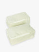 CALPAK Shoe Bag in light green Celadon set of 2 ; KSB2001-CELADON