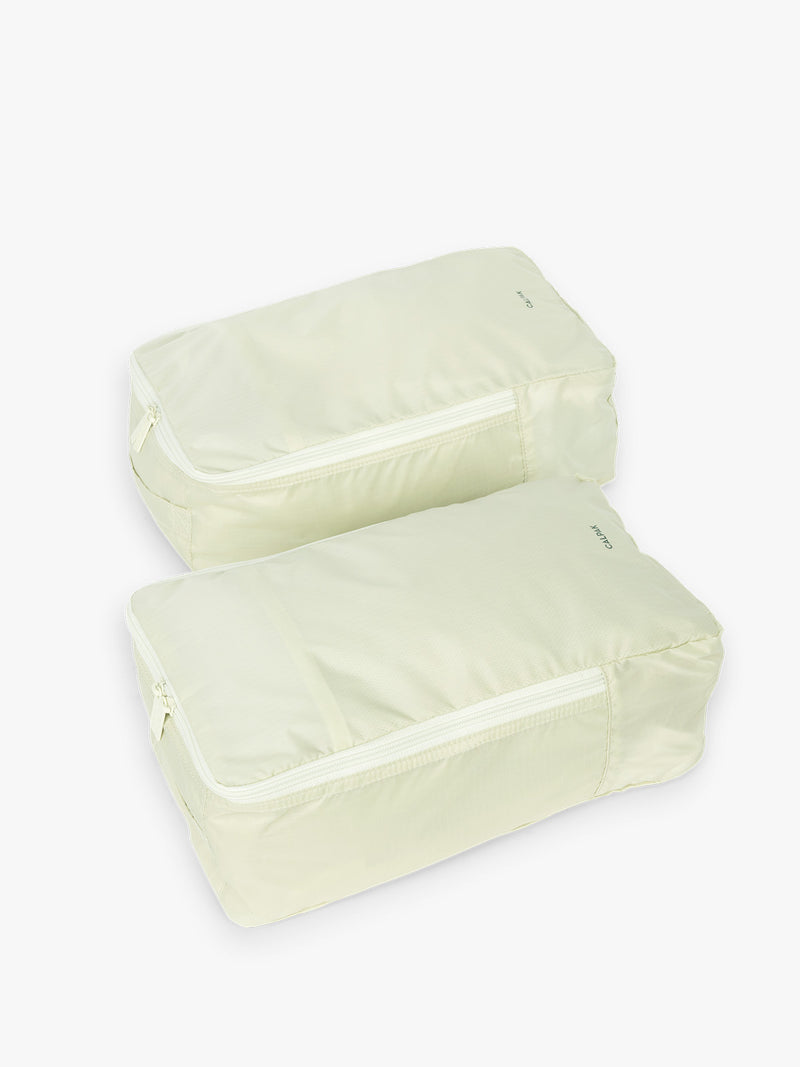 CALPAK Shoe Bag in light green Celadon set of 2