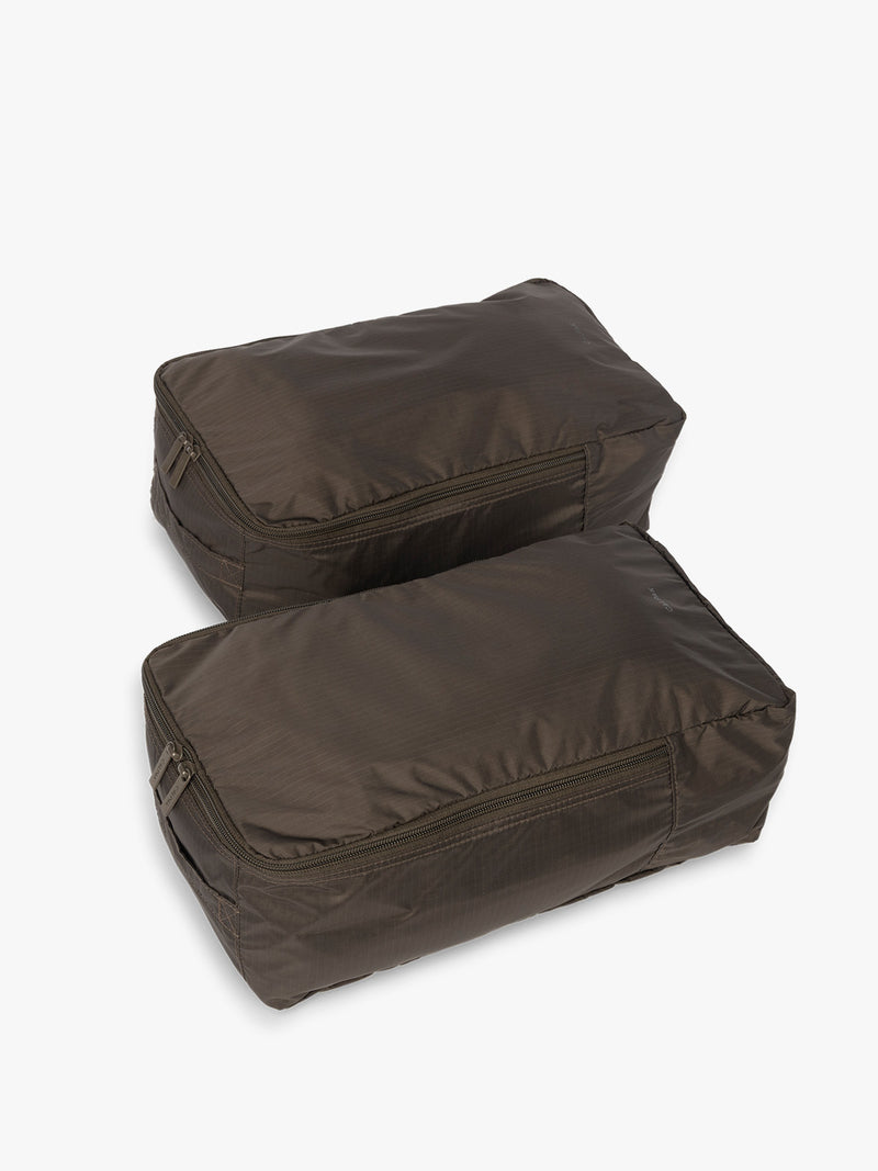 CALPAK Shoe Bag in brown Mushroom set of 2