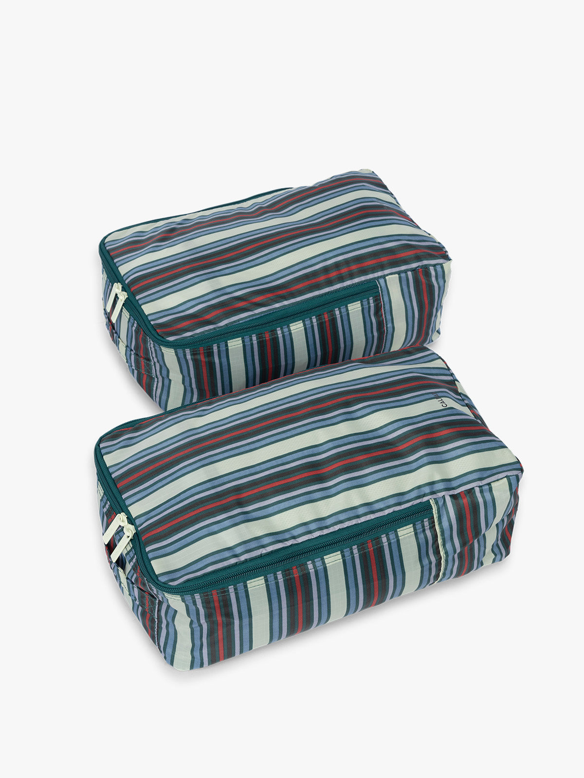 CALPAK Shoe Cubes in Riviera Stripe; KSB2001-RIVIERA-STRIPE