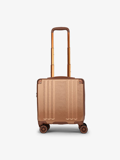 CALPAK Ambeur small carry-on luggage with 360 spinner wheels in copper; model LAM1014-COPPER