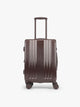 CALPAK Ambeur Carry On Luggage in brown Walnut with metallic look;LAM1020-WALNUT