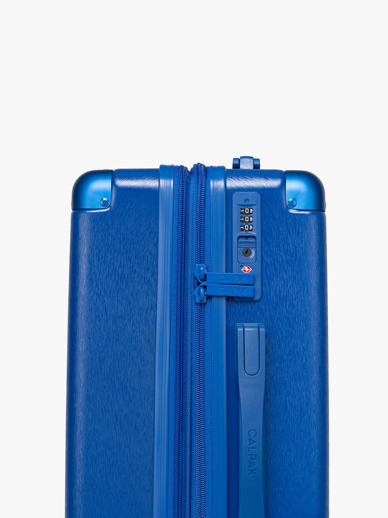 CALPAK Ambeur Large Luggage in dark blue Cobalt TSA-lock