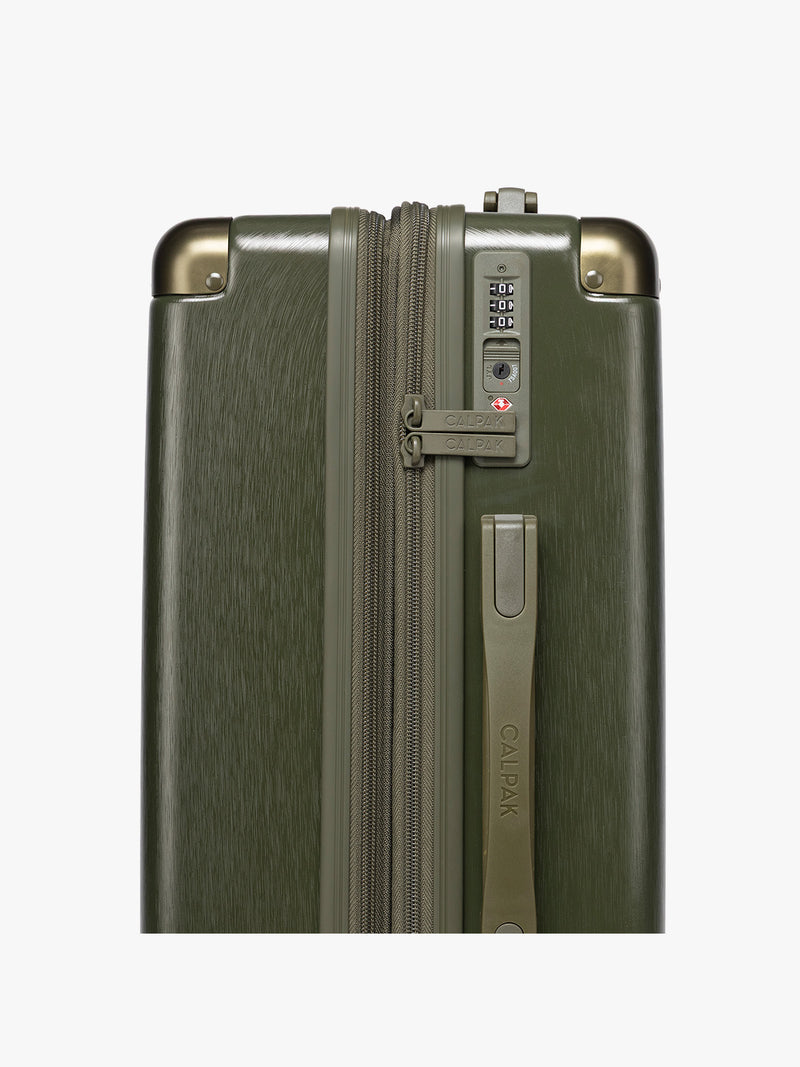 CALPAK Ambeur 3pc dark green TSA lock