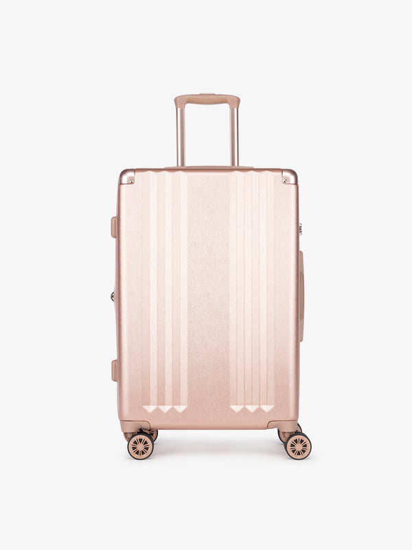 CALPAK Ambeur pink rose gold medium 26-inch lightweight hardshell rolling luggage