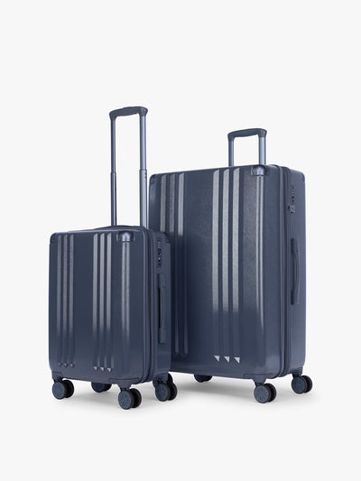 CALPAK Ambeur 2pc Luggage in dark blue Metallic Indigo ; LAM2000-INDIGO view 1
