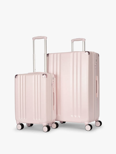 CALPAK Ambeur 2pc Luggage Set in Carry On and Large Luggage in light pink; LAM2000-SHELL-PINK view 1